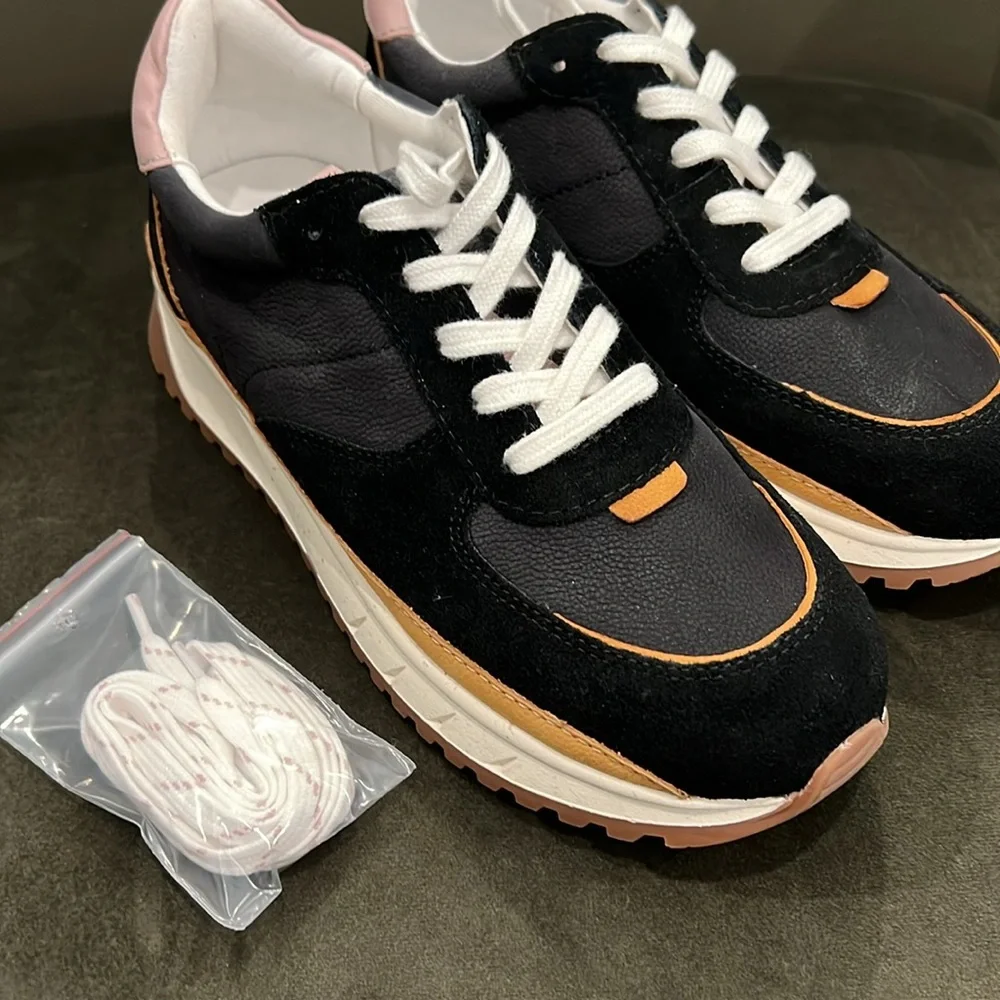 NIB Madewell Kickoff Trainer Sneakers in Nubuck Suede and Leather - Picture 11 of 14